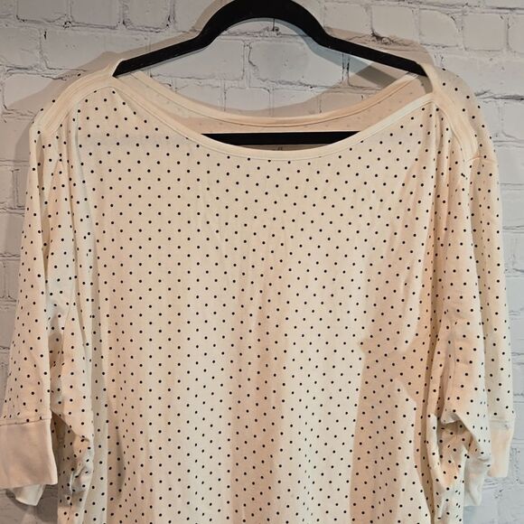 Whites Stag ivory and black polka dot plus size 4X t shirt - Picture 2 of 9